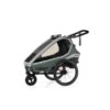 Qeridoo Kidgoo 1 Fahrradanhänger Ivy Green Mit Joggerfunktion -Geschäft Für Babyartikel 001 kidgoo1 ig main ivygreen