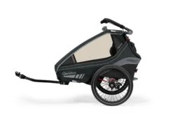 Qeridoo Kidgoo 1 Sport Fahrradanhänger Limited Edition Grey