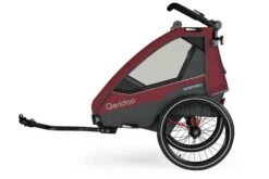Qeridoo Sportrex 2 Fahrradanhänger Cayenne Red 2023 Limitiertes Design -Geschäft Für Babyartikel 003 sportrex2 2023 cr trailer 2500px rgb