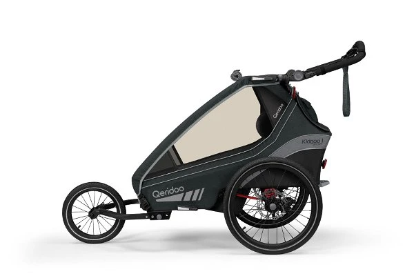 Qeridoo Kidgoo 1 Sport Fahrradanhänger Limited Edition Grey 7 Qeridoo Kidgoo 1 Sport Fahrradanhänger Limited Edition Grey – Bild 5