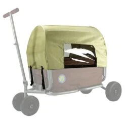 Beachtrekker LiFe Bollerwagen Braun Stabil Und Leicht Inkl. Feststellbremse -Geschäft Für Babyartikel 1110 bt life verdeck ansicht 01 gr 2