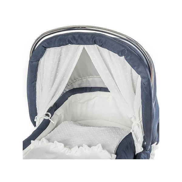 HESBA Condor Coupe Kinderwagen Außen 517 Innen 109 Räder Weiß 30 Cm, Ledergriff Weiß 11 HESBA Condor Coupe Kinderwagen Außen 517 Innen 109 Räder Weiß 30 Cm, Ledergriff Weiß – Bild 9