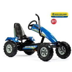 Dino Cars Track BF1 New Holland GoKart Mit Freilauf, Auspuff & Pendelachse
