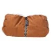 Gesslein Muff-Handwärmer Leder Cognac Für Kinderwagen Universal Einsetzbar -Geschäft Für Babyartikel 66512 muff cognac 1