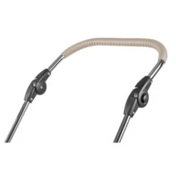 HESBA Corrado Kinderwagen Außen 782 Innen 238 Räder Schwarz 30 Cm, Ledergriff Greige -Geschäft Für Babyartikel 9521 leather push handle new 2018 greige sand