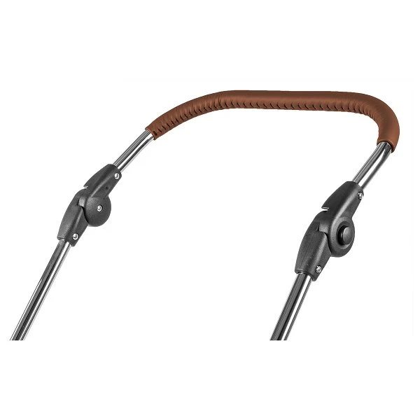 HESBA Condor Coupe Kinderwagen Außen 684 Innen 250 Teilleder Räder Schwarz 30 Cm, Ledergriff Hellbraun 7 HESBA Condor Coupe Kinderwagen Außen 684 Innen 250 Teilleder Räder Schwarz 30 Cm, Ledergriff Hellbraun – Bild 5