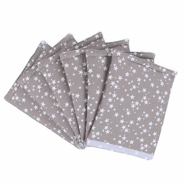 Babybay Nestchen Ultrafresh Piqué Für Original Taupe, Mit Sternen Weiß 3 Babybay Nestchen Ultrafresh Piqué Für Original Taupe, Mit Sternen Weiß