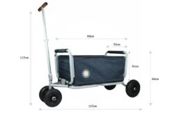 Beachtrekker LiFe Bollerwagen Blau Stabil Und Leicht Inkl. Feststellbremse -Geschäft Für Babyartikel beachtrekker life info abmessungen 1