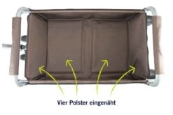 Beachtrekker LiFe Bollerwagen Schwarz Stabil Und Leicht Inkl. Feststellbremse -Geschäft Für Babyartikel beachtrekker life info polster 4