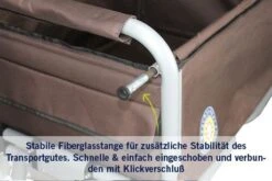Beachtrekker LiFe Bollerwagen Braun Stabil Und Leicht Inkl. Feststellbremse -Geschäft Für Babyartikel beachtrekker life info stabilitaet 2