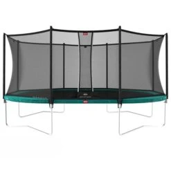 Berg Grand Favorit Regular 520 Trampolin Grün Mit Sicherheitsnetz Comfort