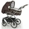HESBA Condor Coupe Kinderwagen Außen 888 Innen 700 Teilleder Schwenkbare Vorderräder, Ledergriff Dunkelbraun -Geschäft Für Babyartikel condor coupe 2 25swsl fb888 700 lg darkbrown