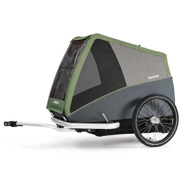 Croozer Dog Bruuno Pine Green Fahrradanhänger Für Extra Große Hunde Geeignet 3 Croozer Dog Bruuno Pine Green Fahrradanhänger Für Extra Große Hunde Geeignet