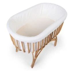 Childhome Nestchen Für Wiege Rattan Cremefarben Zum Toppreis -Geschäft Für Babyartikel crratcov 3