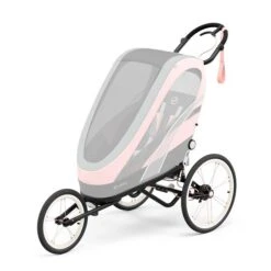 CYBEX ZENO Rahmen Black Mit Pinken Details -Geschäft Für Babyartikel cyb 21 zeno eu y045 sipi greyedout blpi screen hd