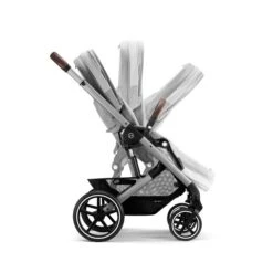 CYBEX Balios S LUX Kinderwagen + Cloud T I-Size Bundle Lava Grey -Geschäft Für Babyartikel cyb 22 int y270 baliosslux slv lagr folding steps screen hd