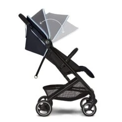 CYBEX Beezy Buggy Ocean Blue - Gestell Black -Geschäft Für Babyartikel cyb 22 int y270 beezy blk ocbl canopy steps