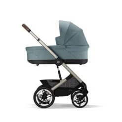 CYBEX Talos S LUX Kinderwagen Bundle Sky Blue Gestell In Taupe -Geschäft Für Babyartikel cyb 22 int y270 talosslux cotslux tpe skbl screen hd