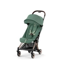 CYBEX Coya Rosegold Leaf Green -Geschäft Für Babyartikel cyb 23 int y045 coya legr rogo sunvisor