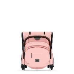 CYBEX Coya Chrome Dark Brown Peach Pink -Geschäft Für Babyartikel cyb 23 int y180 coya pcpi chbr fold