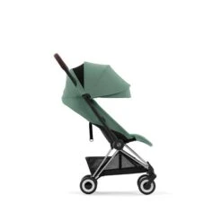 CYBEX Coya Chrome Dark Brown Leaf Green -Geschäft Für Babyartikel cyb 23 int y270 coya legr chbr canopy