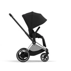 CYBEX E-PRIAM Sportwagen Sepia Black Gestell Wählbar New Generation -Geschäft Für Babyartikel cyb 23 int y270 e priam chbh sebl canopy print medium