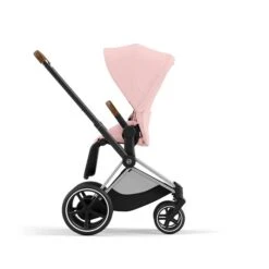 CYBEX E-PRIAM Sportwagen Peach Pink Gestell Wählbar New Generation -Geschäft Für Babyartikel cyb 23 int y270 e priam chbr pcpi rwf print medium