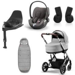 CYBEX Balios S LUX Kinderwagen + Cloud T I-Size Bundle Lava Grey