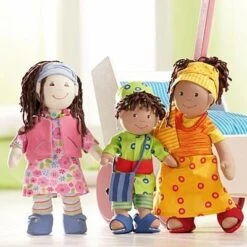 Haba Mali Puppe Weichpuppe 30 Cm -Geschäft Für Babyartikel drei puppen 1