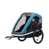 Hamax Avenida Twin Fahrradanhänger Petrol Blau Mit Federung - Inkl. Deichsel & Buggyrad -Geschäft Für Babyartikel ham400010 avenida petrolblue bicycle arm open gr 1