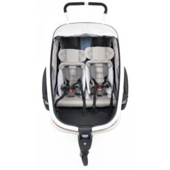 Hamax Outback Fahrradanhänger Rot/Schwarz Inkl. Deichsel & Buggyrad