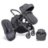 ICandy Orange Double Combo Dark Slate Marl Phantom Geschwisterkinderwagen | Inkl. Praktischem Zubehör
