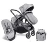 ICandy Orange Double Combo Light Slate Marl Geschwisterkinderwagen | Inkl. Praktischem Zubehör -Geschäft Für Babyartikel icandy orange light slate double witb