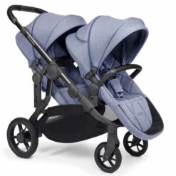 ICandy Orange Double Combo Mist Blue Marl Geschwisterkinderwagen | Inkl. Praktischem Zubehör -Geschäft Für Babyartikel icandy orange mist blue twin 3 4 su su wf tandem wf