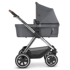 ABC Design Samba 2in1 Kinderwagen - Asphalt Diamond - Kollektion 2023 -Geschäft Für Babyartikel kinderwagen stroller samba asphalt 03 babywanne 03