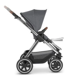 ABC Design Samba 2in1 Kinderwagen - Asphalt Diamond - Kollektion 2023 -Geschäft Für Babyartikel kinderwagen stroller samba asphalt 11 schieber fussstuetze 11