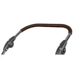 HESBA Condor Coupe Kinderwagen Außen 281 Innen 185 Teilleder - Räder Weiß 25 Cm, Griff Dunkelbrau -Geschäft Für Babyartikel ledergriff dunkelbraun 9588 gr 2