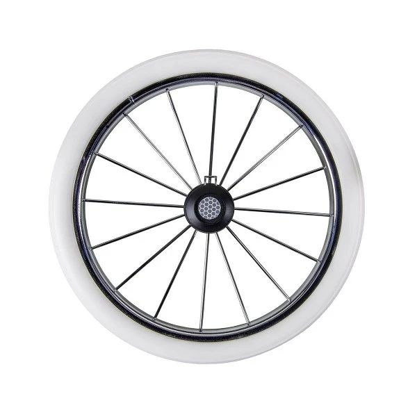 HESBA Corrado Kinderwagen Außen 637 Innen 120 Räder Weiß 30 Cm, Ledergriff Weiß 6 HESBA Corrado Kinderwagen Außen 637 Innen 120 Räder Weiß 30 Cm, Ledergriff Weiß – Bild 4