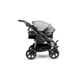 Tfk Trio Kombi Kinderwagen Grau Drillingswagen Mit Luftkammerreifen -Geschäft Für Babyartikel rs1121 t t1 ke 315 2 scr gr