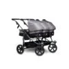 Tfk Trio Kombi Kinderwagen Grau Drillingswagen Mit Luftkammerreifen -Geschäft Für Babyartikel rs1127 t t1 ke 315 8 scr gr