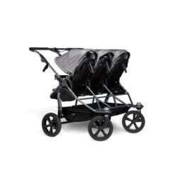 Tfk Trio Kombi Kinderwagen Grau Drillingswagen Mit Luftkammerreifen -Geschäft Für Babyartikel rs1129 t t1 ke 315 10 scr gr