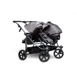 Tfk Trio Kombi Kinderwagen Grau Drillingswagen Mit Luftkammerreifen -Geschäft Für Babyartikel rs1131 t t1 ke 315 12 scr gr