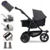 Tfk Mono 2 Kombi Kinderwagen Premium Anthrazit Luftrad-Set Bundle Mit Cupholder -Geschäft Für Babyartikel rs1794 t m2 ka 411 1 lpr bundle cup