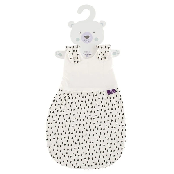 Träumeland Babyschlafsack-Set Tropfen Schwarz 5 Träumeland Babyschlafsack-Set Tropfen Schwarz – Bild 3
