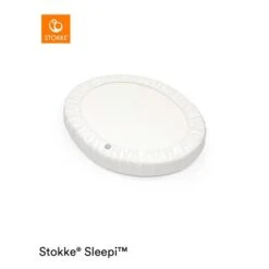 Stokke® Sleepi™ Mini Spannbettlaken V3 White -Geschäft Für Babyartikel sleepi mini fitsh white 211207 5126 rt