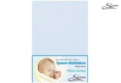Jersey-Spannlaken Bleu 40/90 Zum Aktionspreis Farbe Bleu