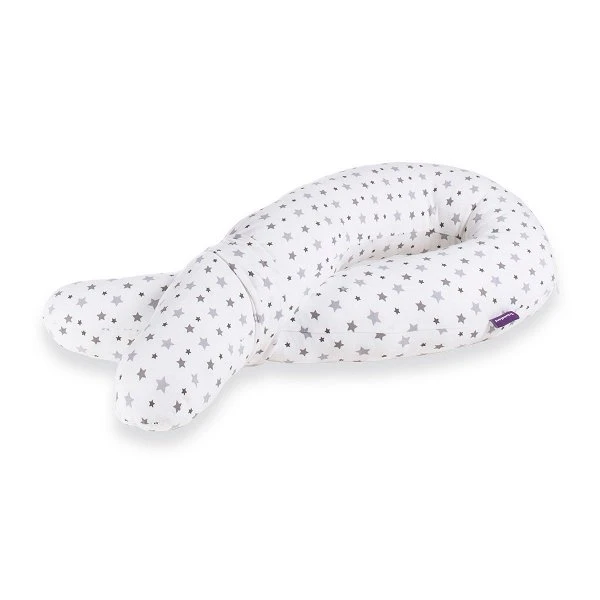 Träumeland Kuschelnest Graue Sterne 170 Cm 3 Träumeland Kuschelnest Graue Sterne 170 Cm